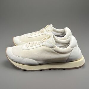 THE ROW Owen Runner Sneakers Mesh and Leather Beige Ivory Sporty  EU 37 US 7